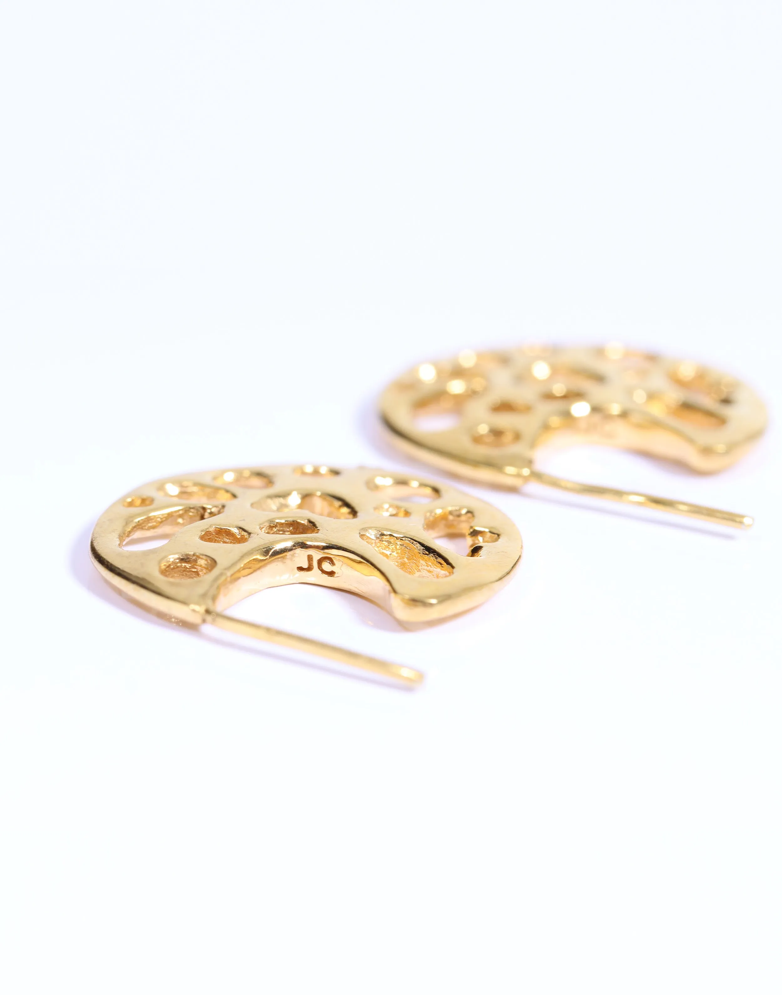 Caspian Earrings Gold Vermeil