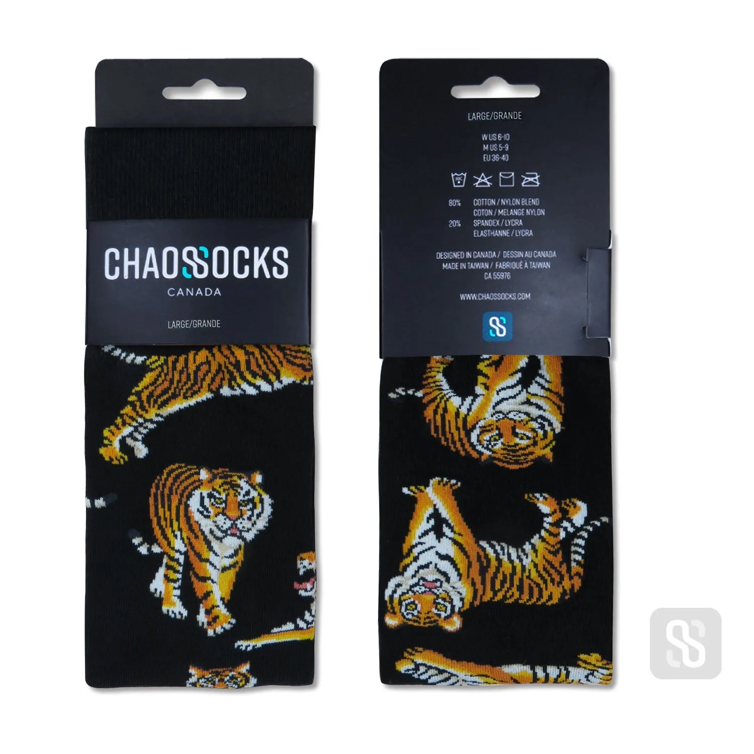 Chaossocks - Tigers Black