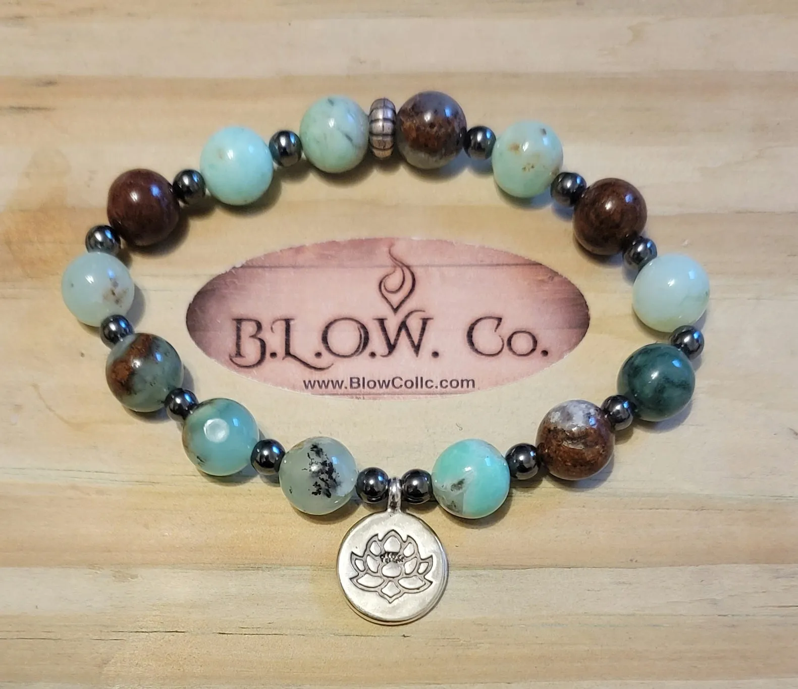 Chrysoprase Custom Bracelet