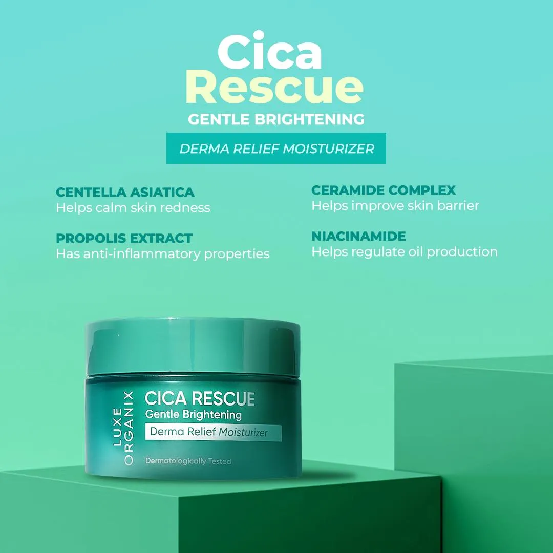 Cica Rescue Gentle Brightening Moisturizer 50g