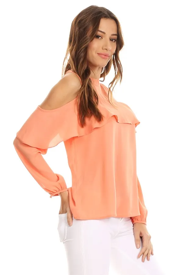 Clarissa Cold Shoulder Top
