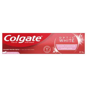 Colgate Optic White Stain Fighter Enamel Care Toothpaste 140g