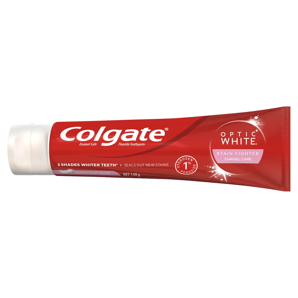 Colgate Optic White Stain Fighter Enamel Care Toothpaste 140g