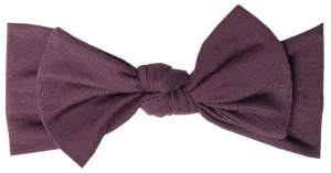 Copper Pearl Plum Knit Headband