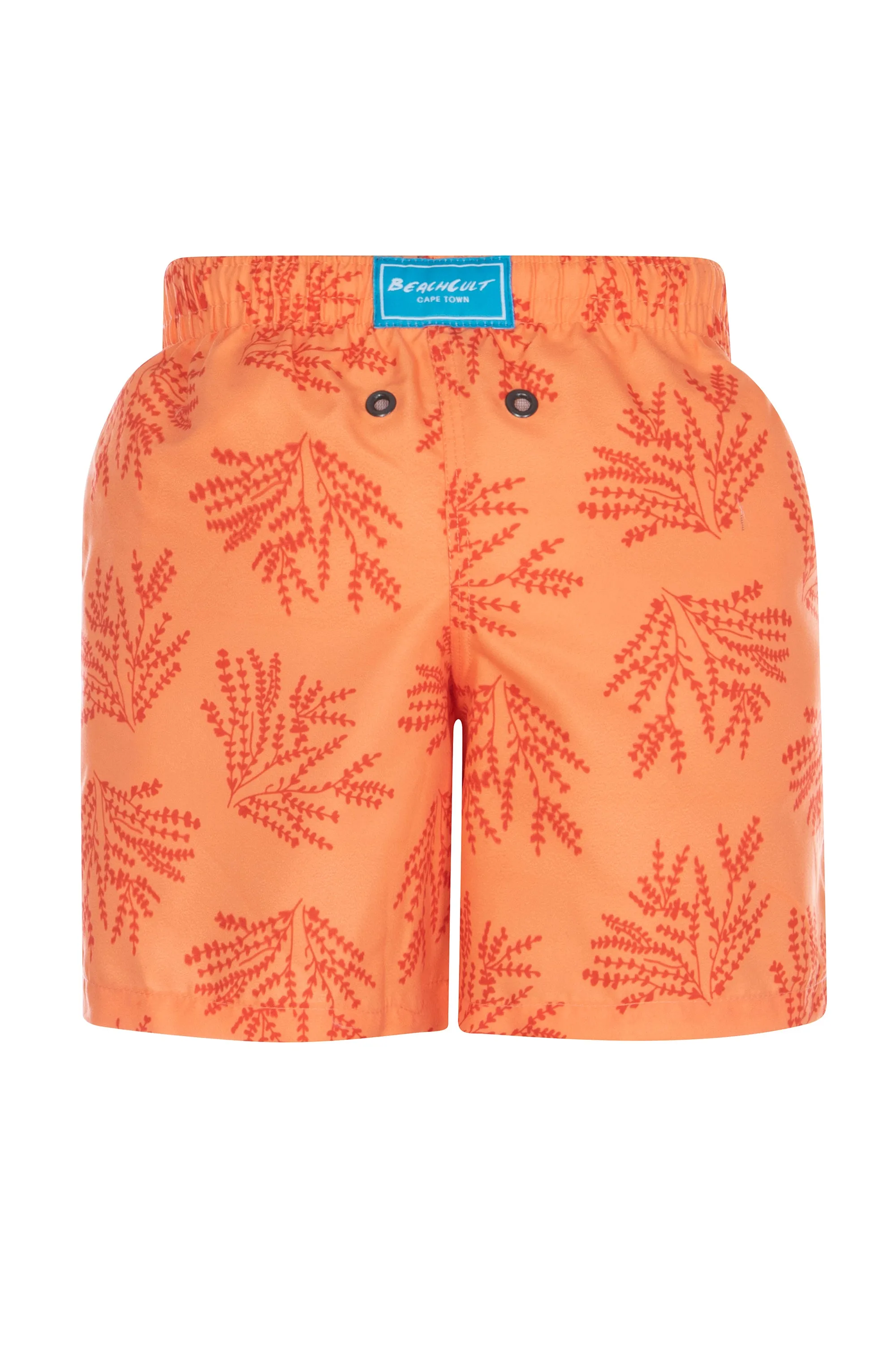 Coral Fern- Kids Swim Trunks