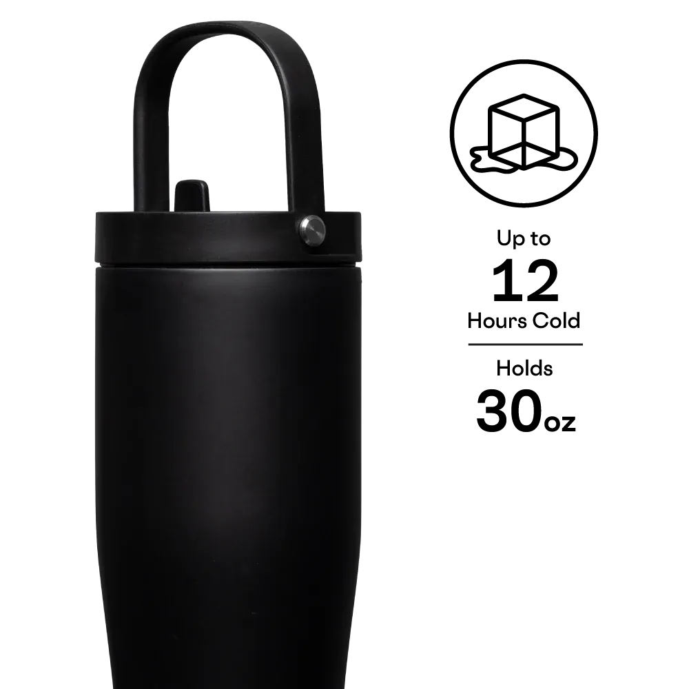 CORKCICLE GO CUP XL MATTE BLACK 30oz