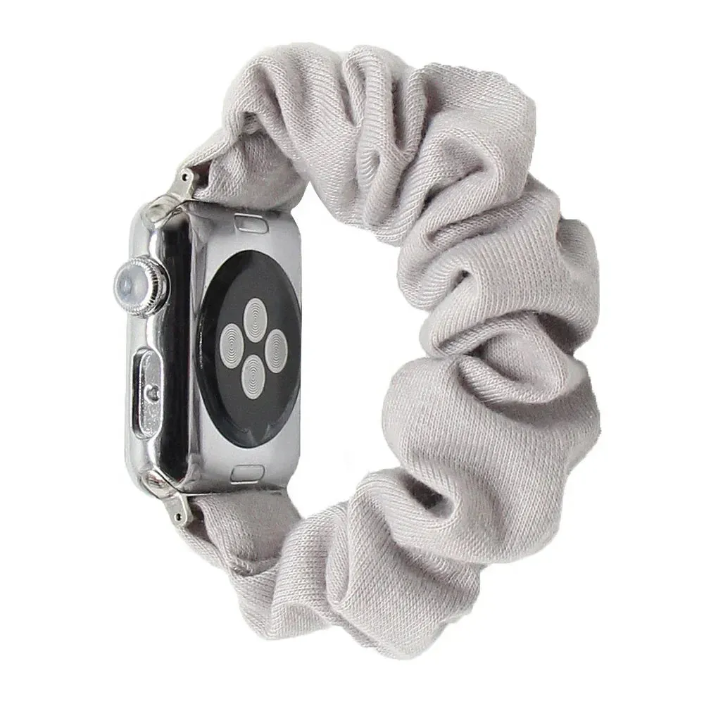 Cotton Elastic Scrunchies Band For Apple Watch