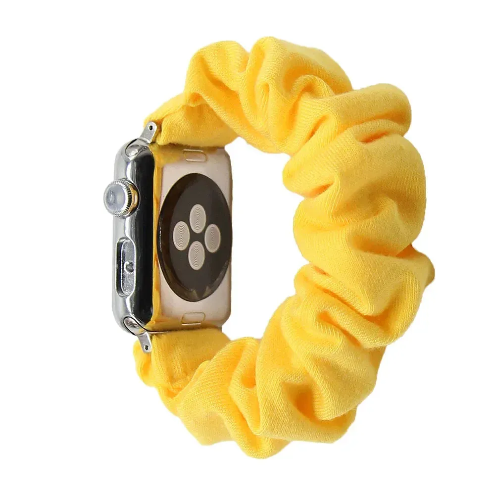 Cotton Elastic Scrunchies Band For Apple Watch