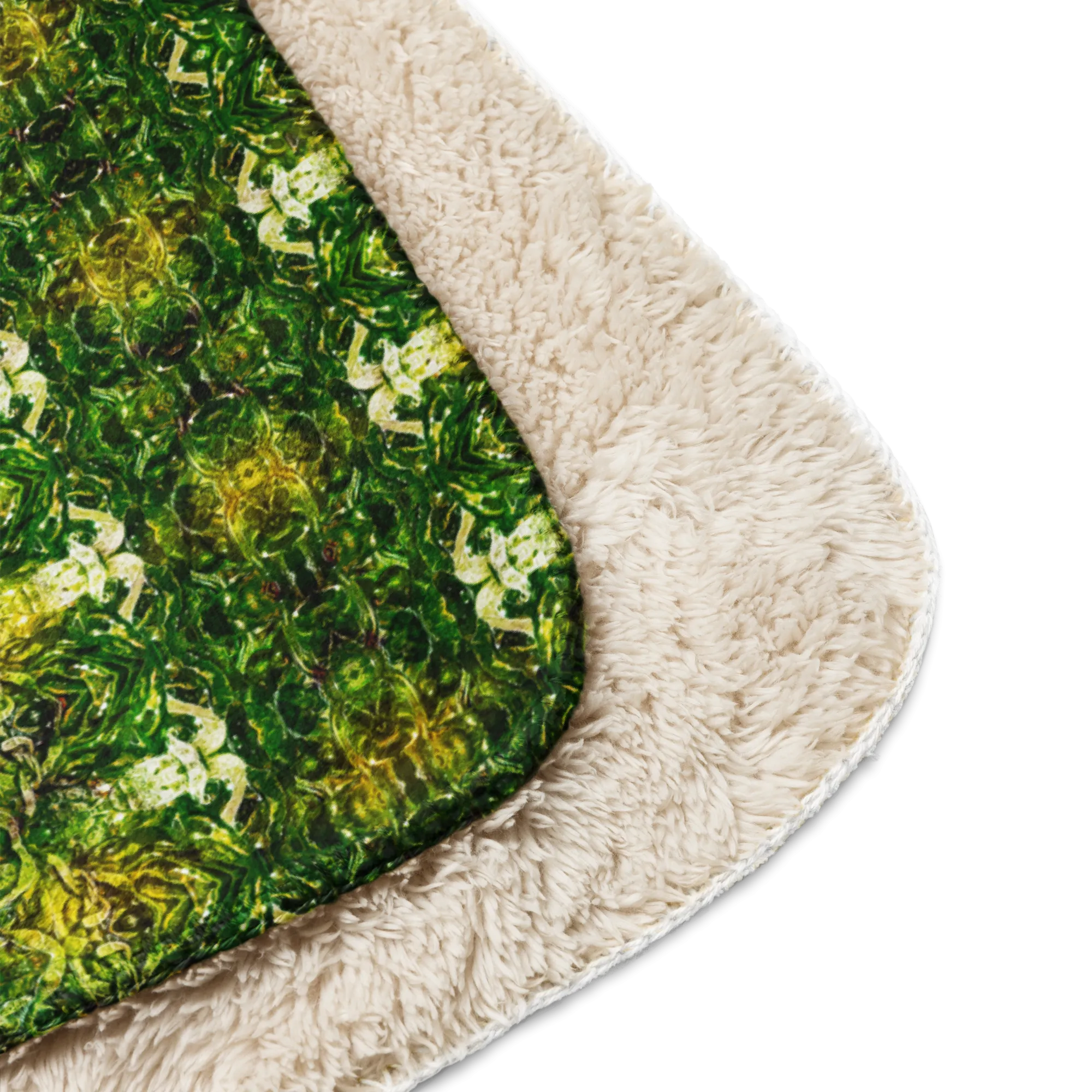 Cream Sherpa Fleece Blanket (Samhain Dreams of Jade 1 of 15 Unus ex Quindecim) RJSTHW2024 RJS