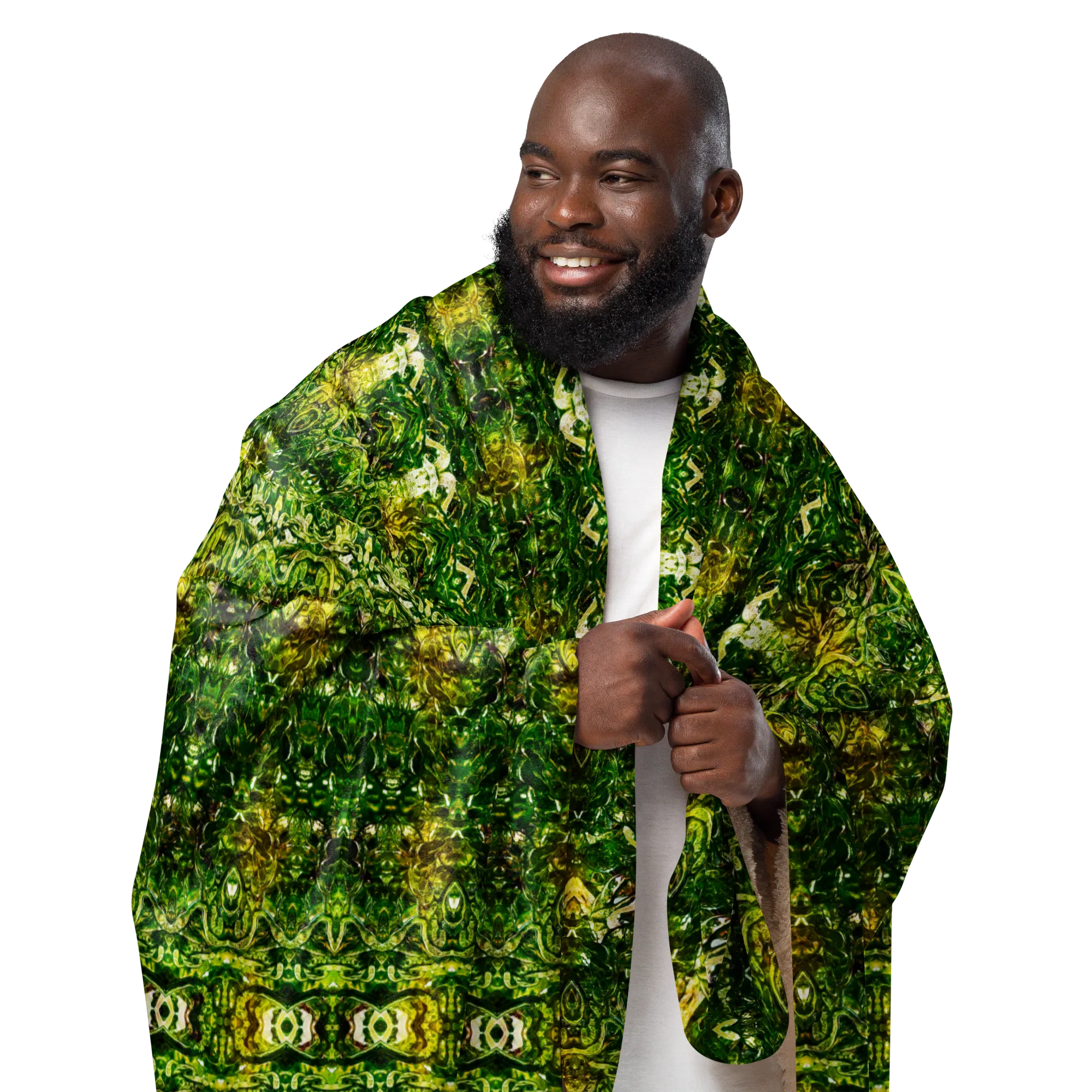 Cream Sherpa Fleece Blanket (Samhain Dreams of Jade 1 of 15 Unus ex Quindecim) RJSTHW2024 RJS