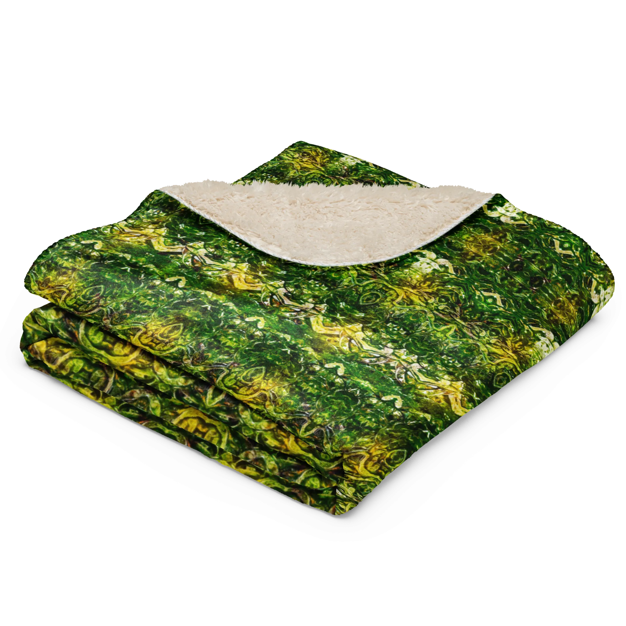 Cream Sherpa Fleece Blanket (Samhain Dreams of Jade 1 of 15 Unus ex Quindecim) RJSTHW2024 RJS