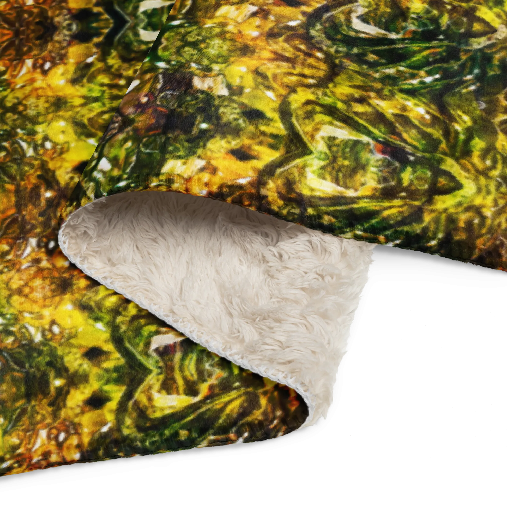 Cream Sherpa Fleece Blanket (Samhain Dreams of Jade 15 of 15 Quindecim ex Quindecim) RJSTHW2024 RJS