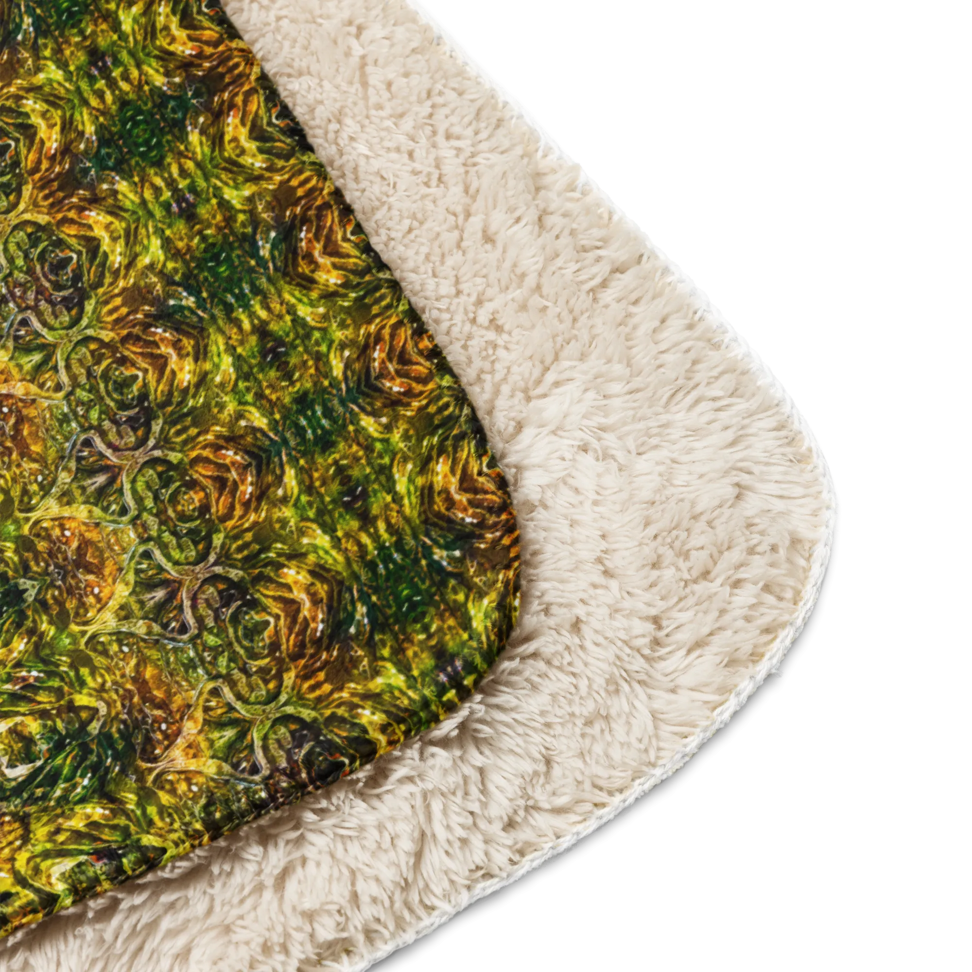 Cream Sherpa Fleece Blanket (Samhain Dreams of Jade 15 of 15 Quindecim ex Quindecim) RJSTHW2024 RJS