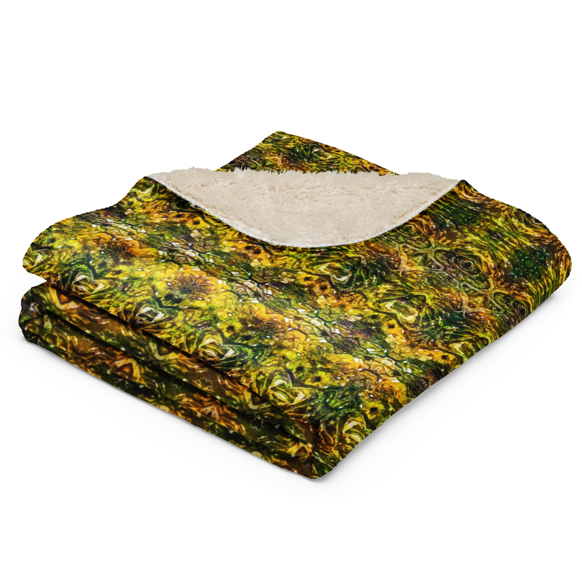 Cream Sherpa Fleece Blanket (Samhain Dreams of Jade 15 of 15 Quindecim ex Quindecim) RJSTHW2024 RJS