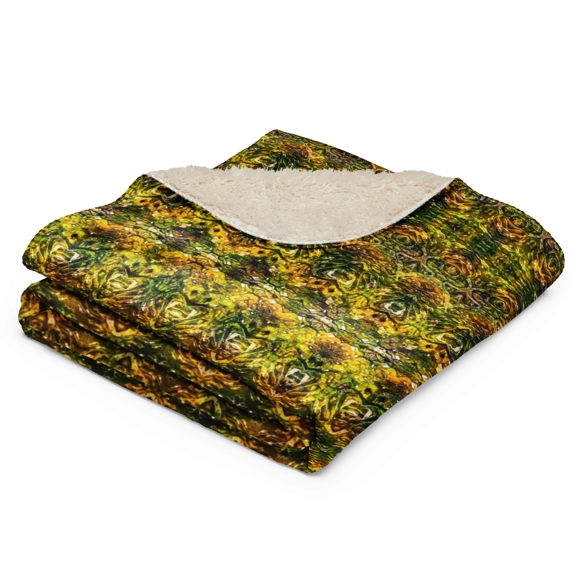 Cream Sherpa Fleece Blanket (Samhain Dreams of Jade 15 of 15 Quindecim ex Quindecim) RJSTHW2024 RJS