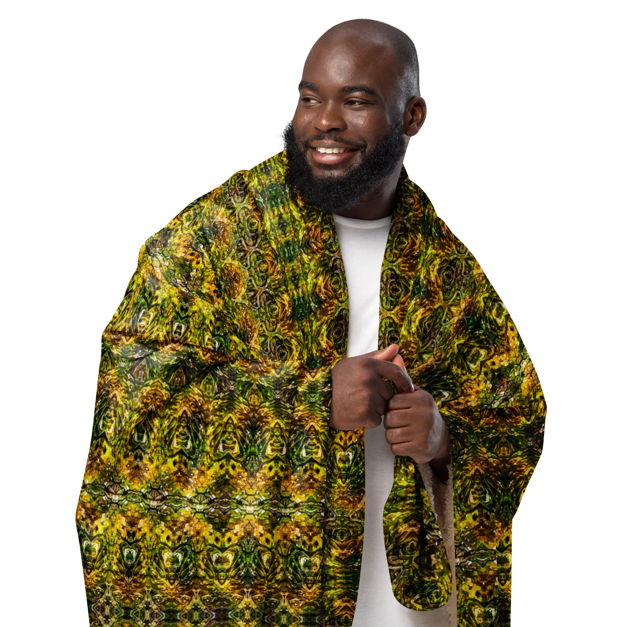 Cream Sherpa Fleece Blanket (Samhain Dreams of Jade 15 of 15 Quindecim ex Quindecim) RJSTHW2024 RJS