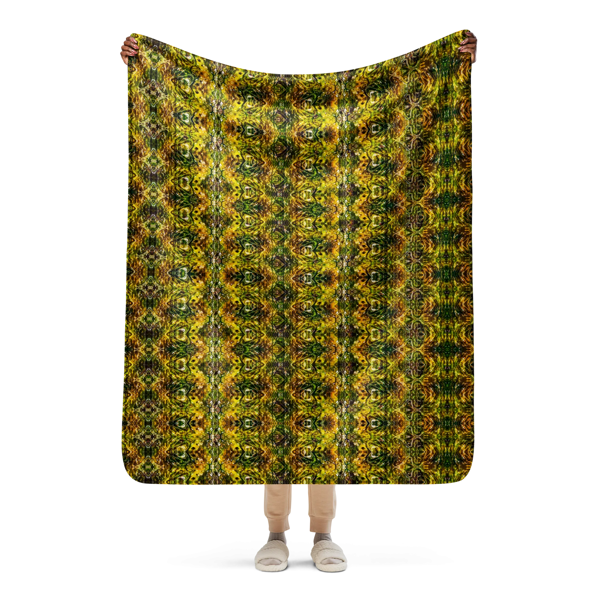 Cream Sherpa Fleece Blanket (Samhain Dreams of Jade 15 of 15 Quindecim ex Quindecim) RJSTHW2024 RJS