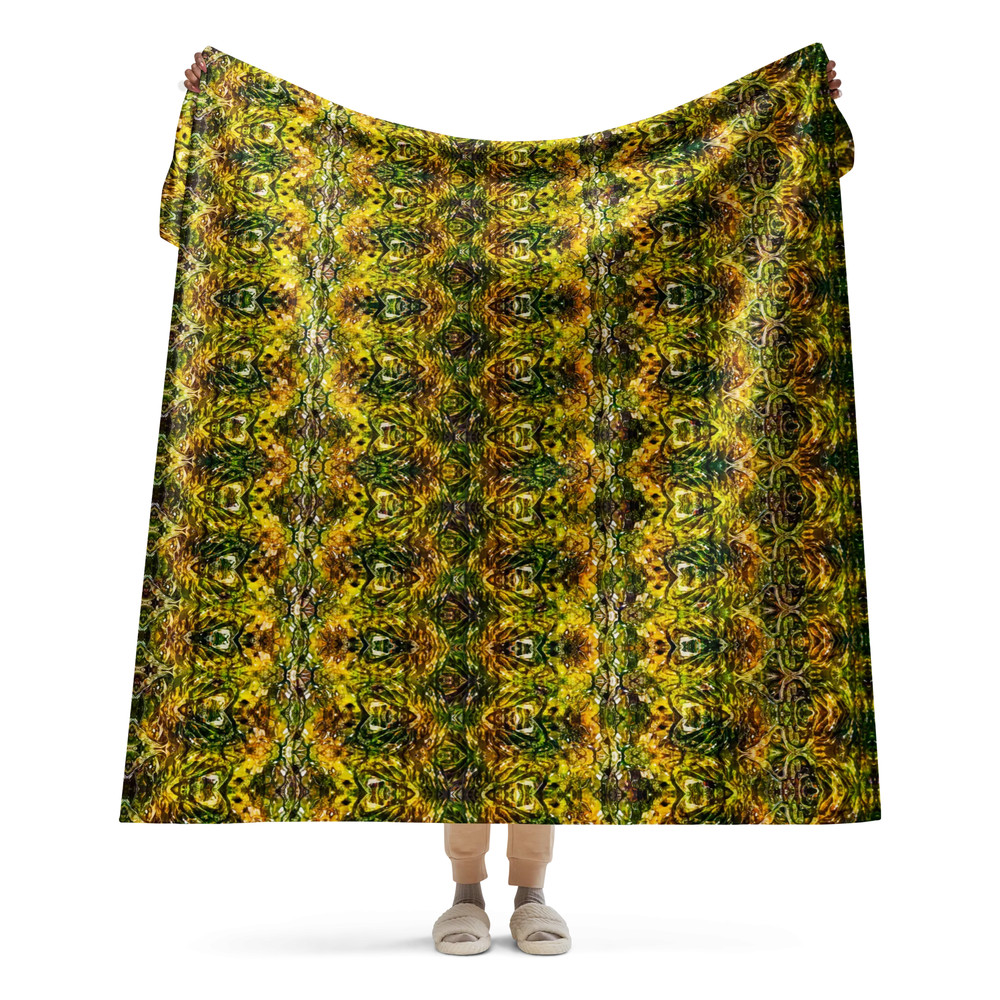 Cream Sherpa Fleece Blanket (Samhain Dreams of Jade 15 of 15 Quindecim ex Quindecim) RJSTHW2024 RJS