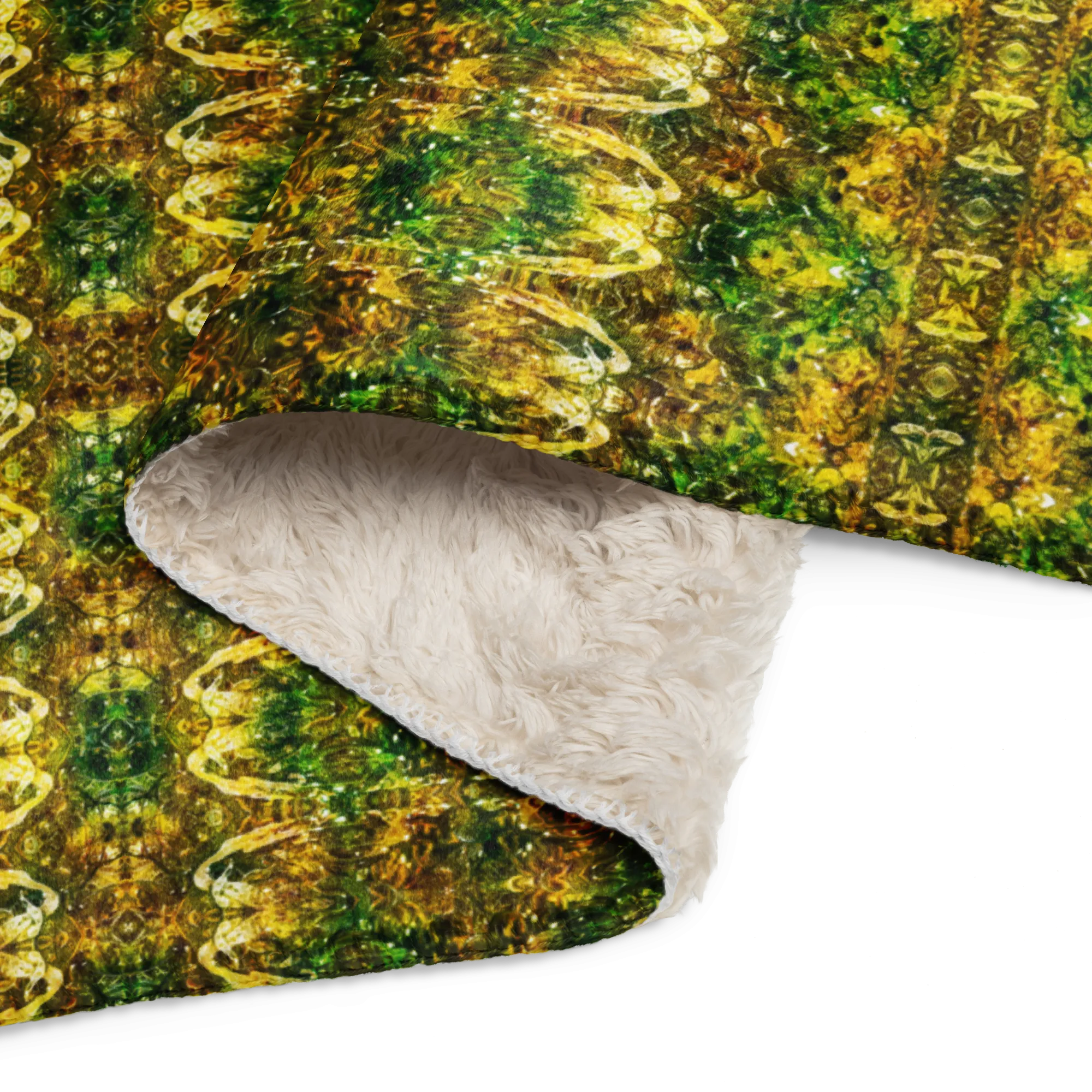 Cream Sherpa Fleece Blanket (Samhain Dreams of Jade 3 of 15 Tres ex Quindecim) RJSTHW2024 RJS