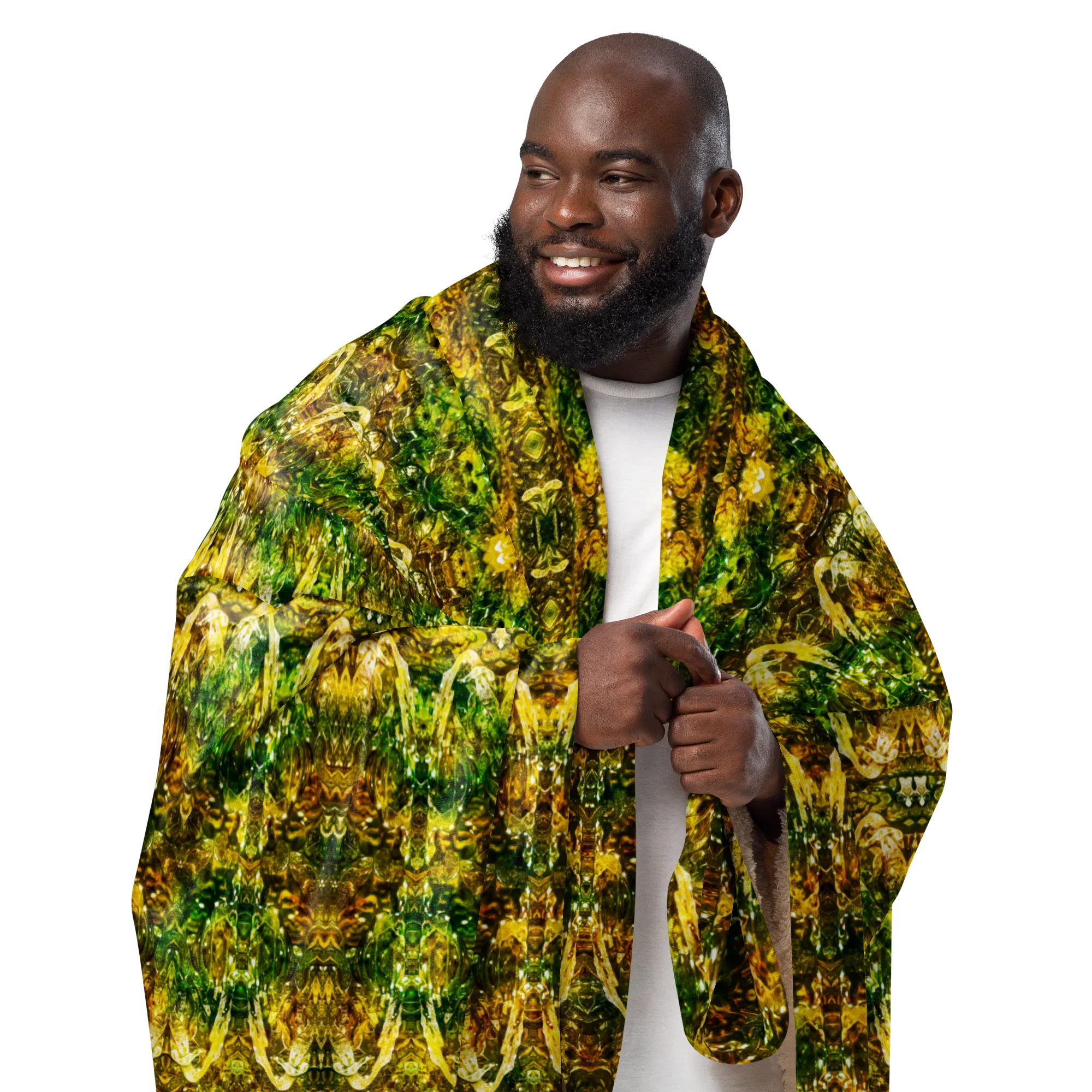 Cream Sherpa Fleece Blanket (Samhain Dreams of Jade 3 of 15 Tres ex Quindecim) RJSTHW2024 RJS