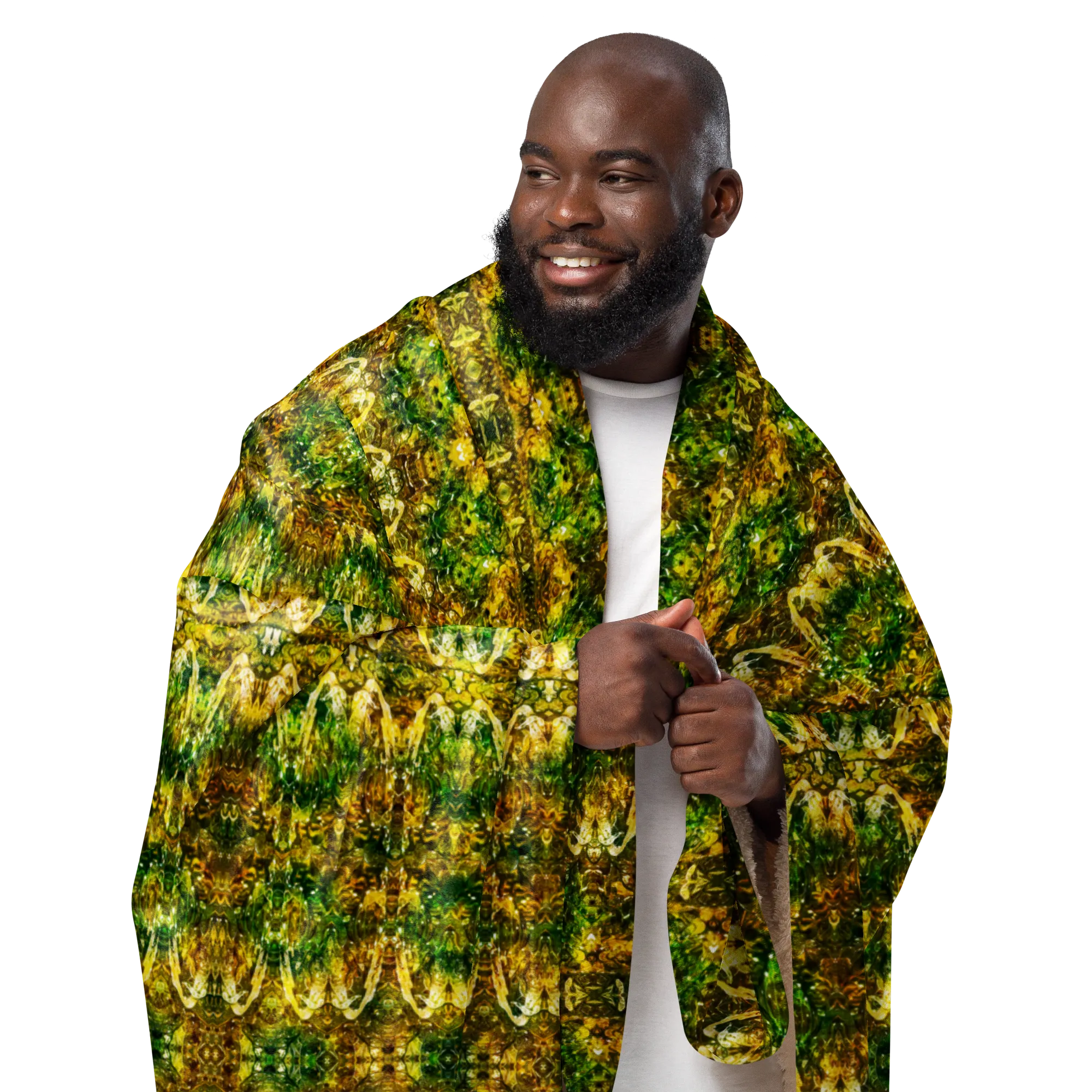 Cream Sherpa Fleece Blanket (Samhain Dreams of Jade 3 of 15 Tres ex Quindecim) RJSTHW2024 RJS