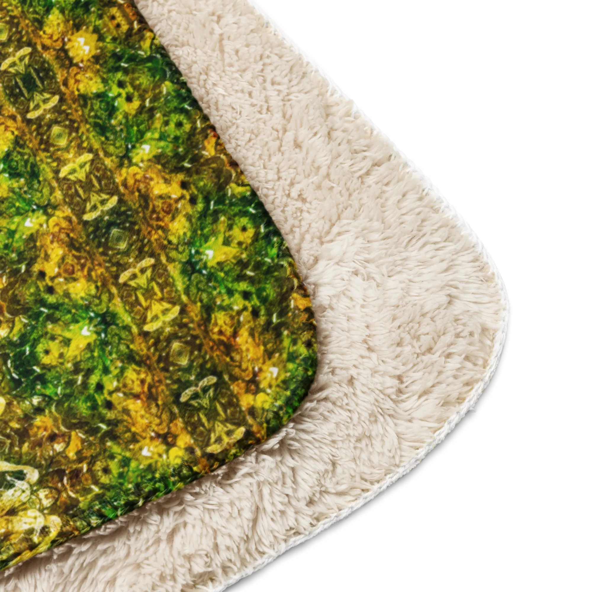 Cream Sherpa Fleece Blanket (Samhain Dreams of Jade 3 of 15 Tres ex Quindecim) RJSTHW2024 RJS