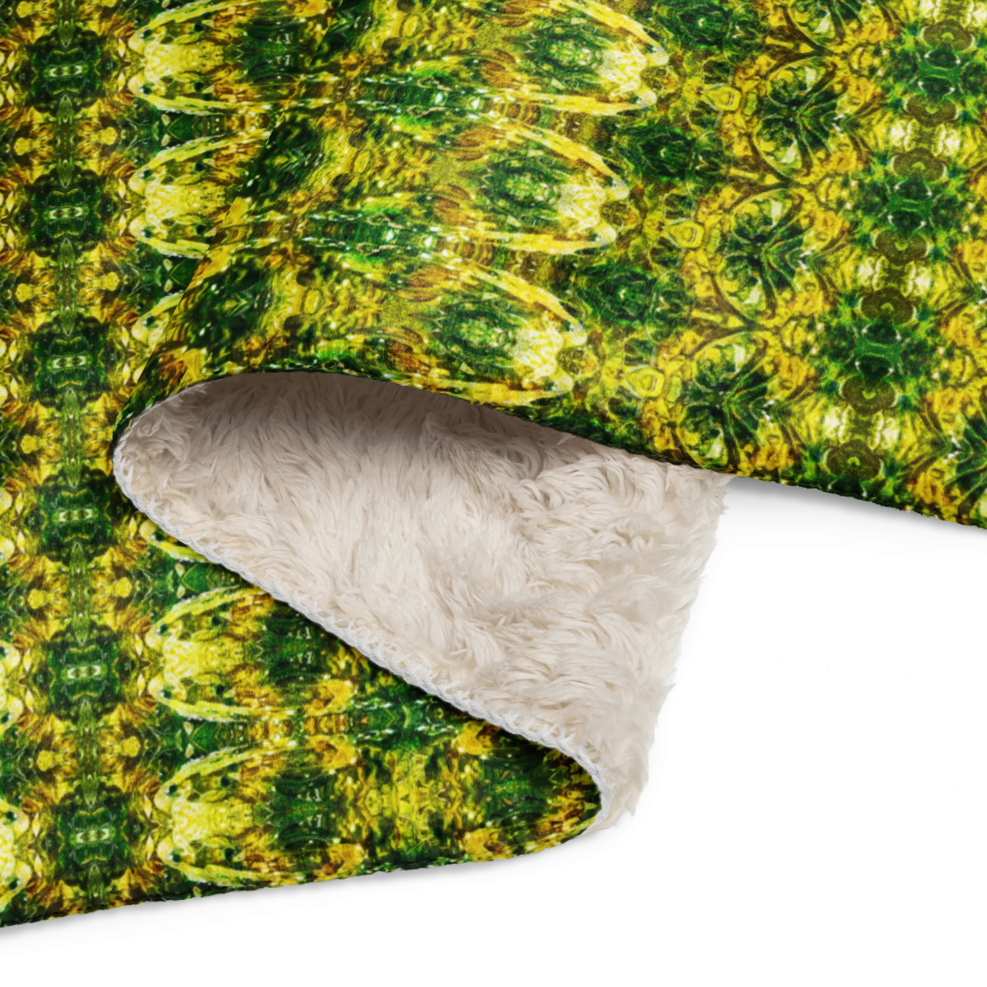 Cream Sherpa Fleece Blanket (Samhain Dreams of Jade 4 of 15 Quattuor ex Quindecim) RJSTHw2024 RJS