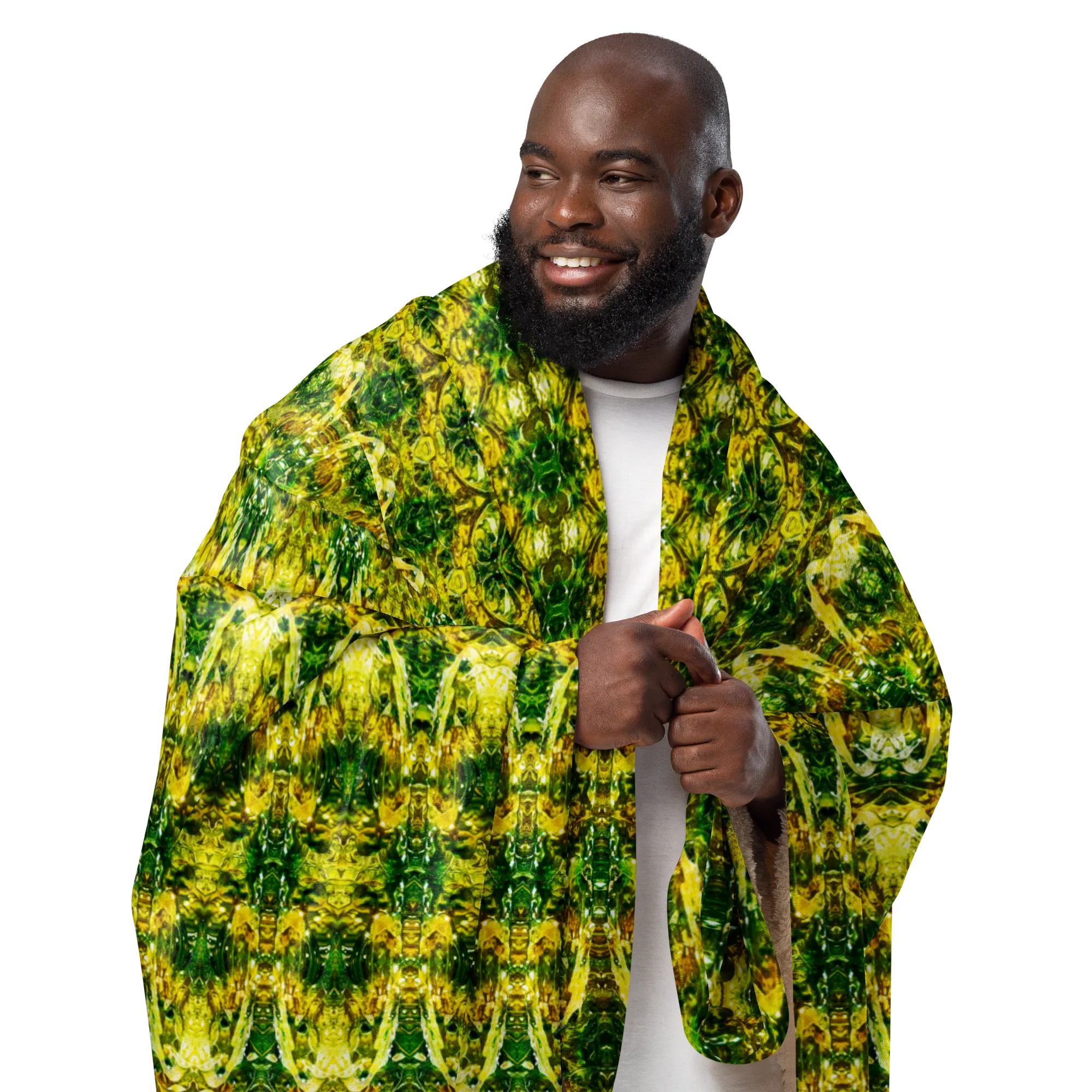 Cream Sherpa Fleece Blanket (Samhain Dreams of Jade 4 of 15 Quattuor ex Quindecim) RJSTHw2024 RJS
