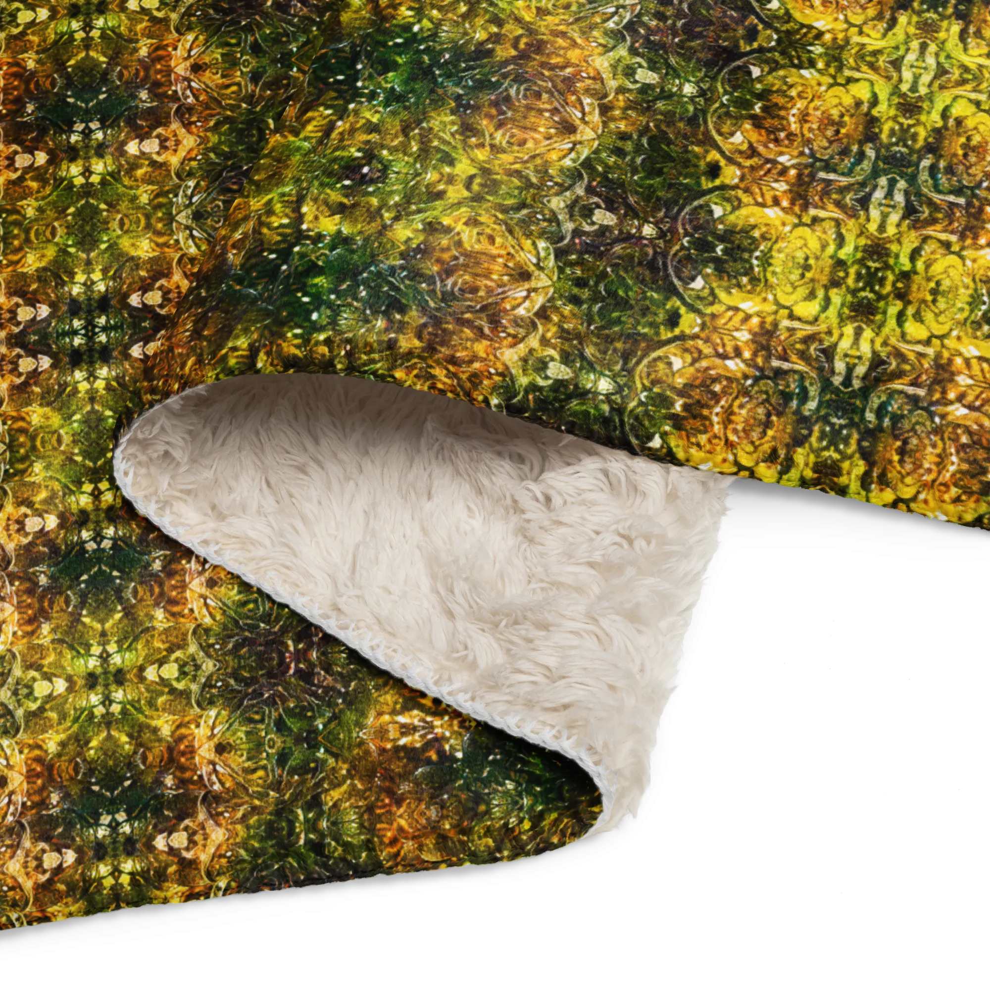 Cream Sherpa Fleece Blanket (Samhain Dreams of Jade 5 of 15 Quinque ex Quindecim) RJSTHW2024 RJS
