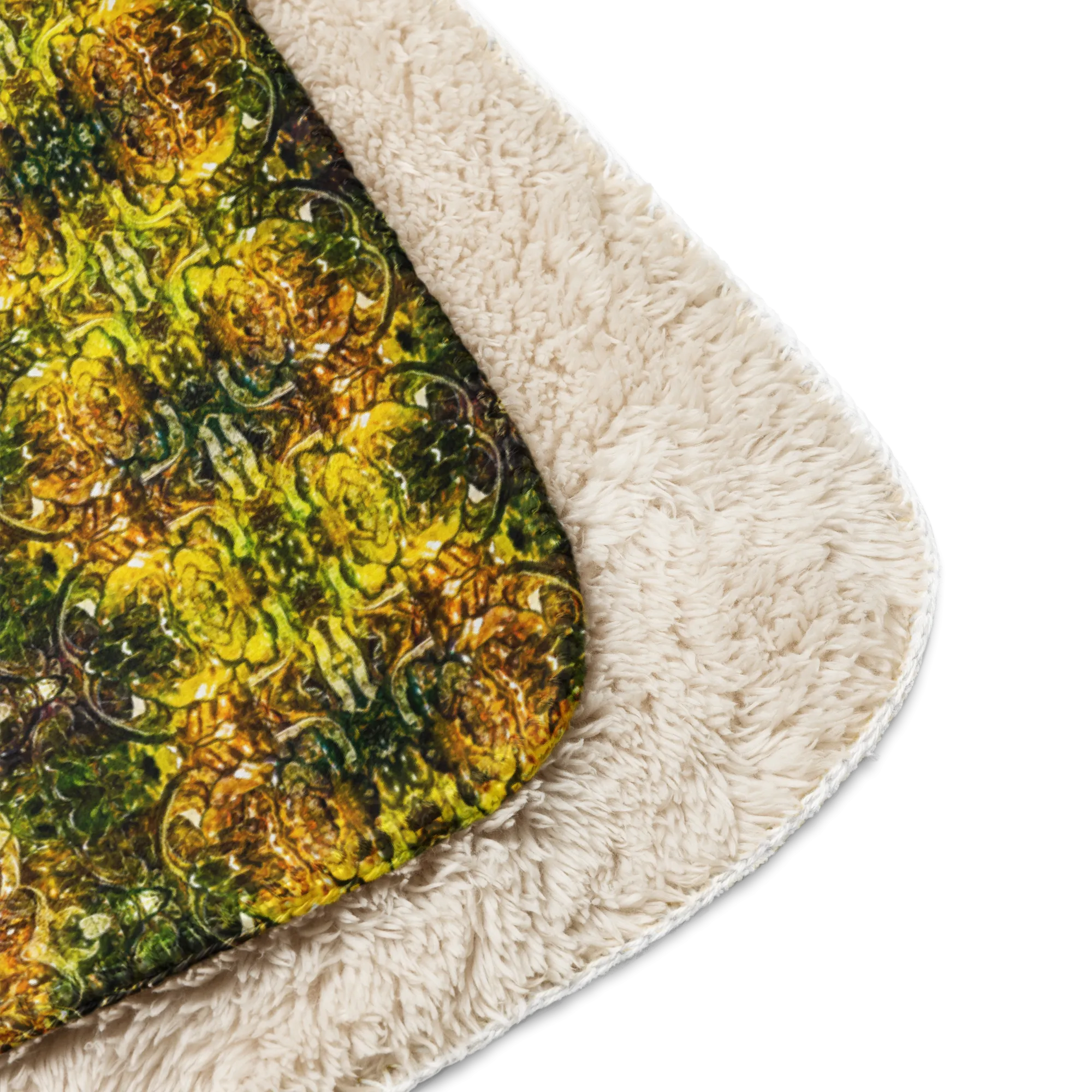 Cream Sherpa Fleece Blanket (Samhain Dreams of Jade 5 of 15 Quinque ex Quindecim) RJSTHW2024 RJS