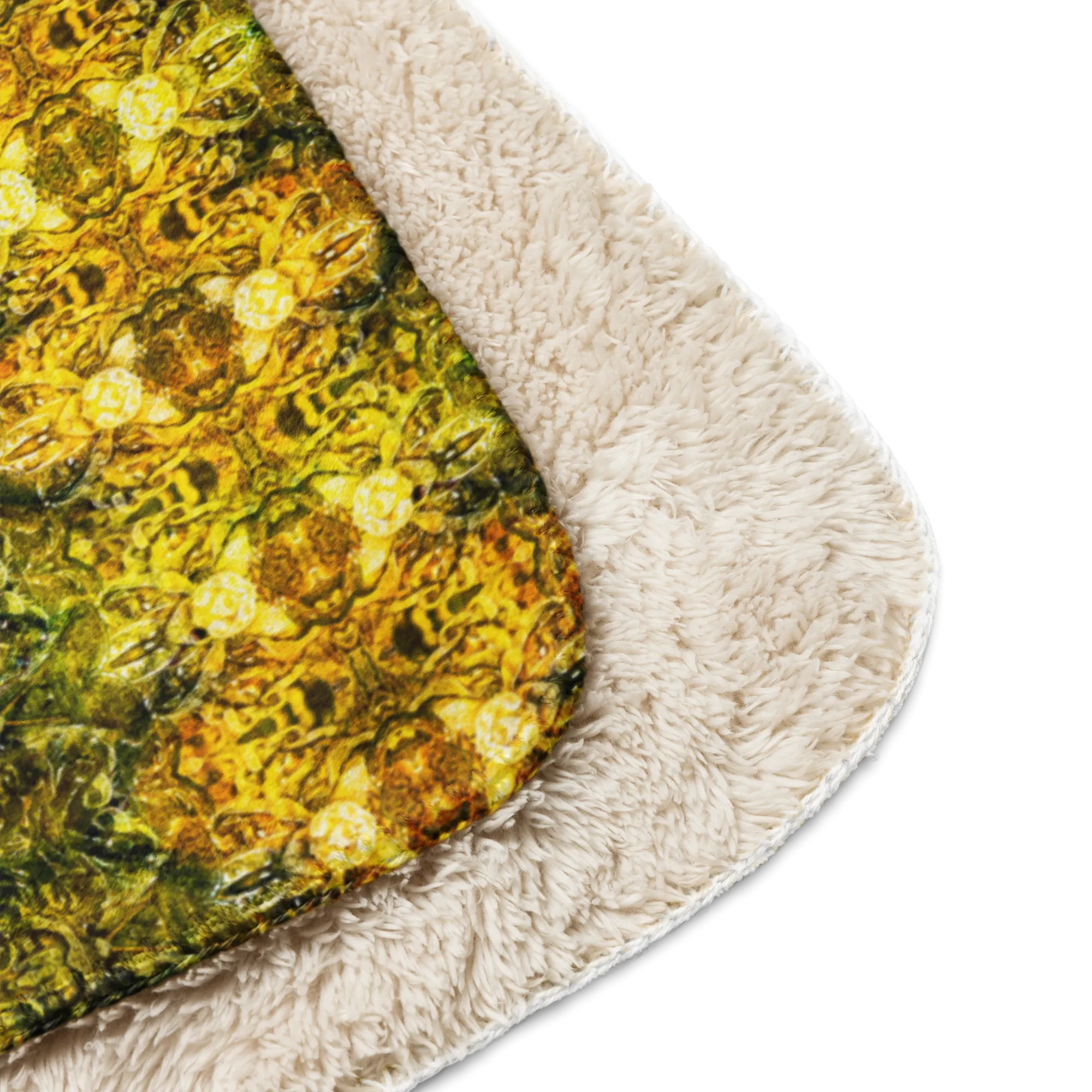 Cream Sherpa Fleece Blanket (Samhain Dreams of Jade 8 of 15 Octo ex Quindecim) RJSTHW2024 RJS