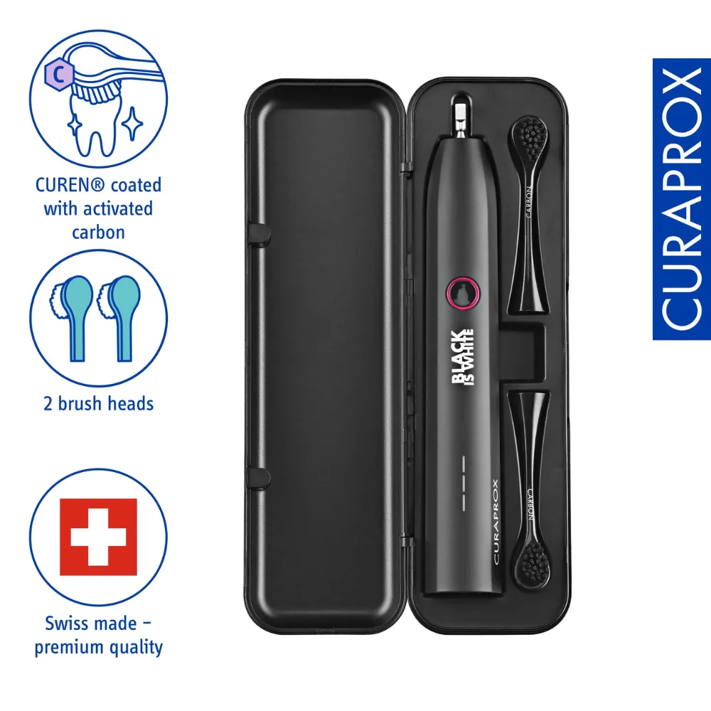 Curaprox Black is White Hydrosonic Sonic Toothbrush