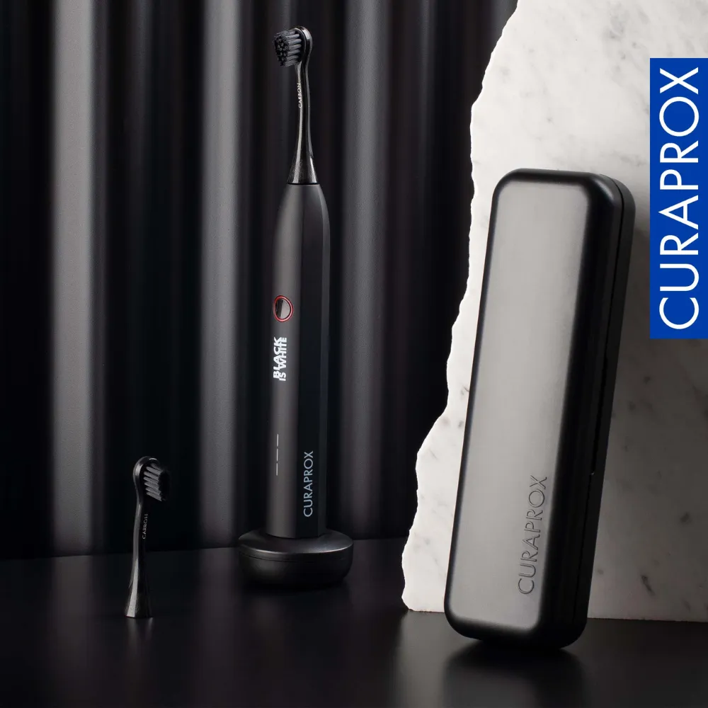 Curaprox Black is White Hydrosonic Sonic Toothbrush