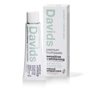 Davids Naturals Nano-Hydroxyapatite Premium Toothpaste | Sensitive   Whitening