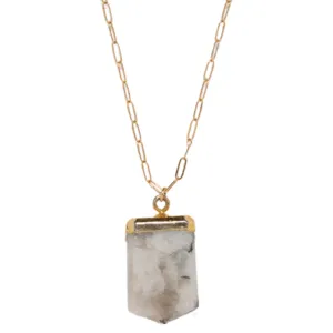 Demitra Necklace in Opal Dendrite