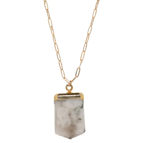 Demitra Necklace in Opal Dendrite