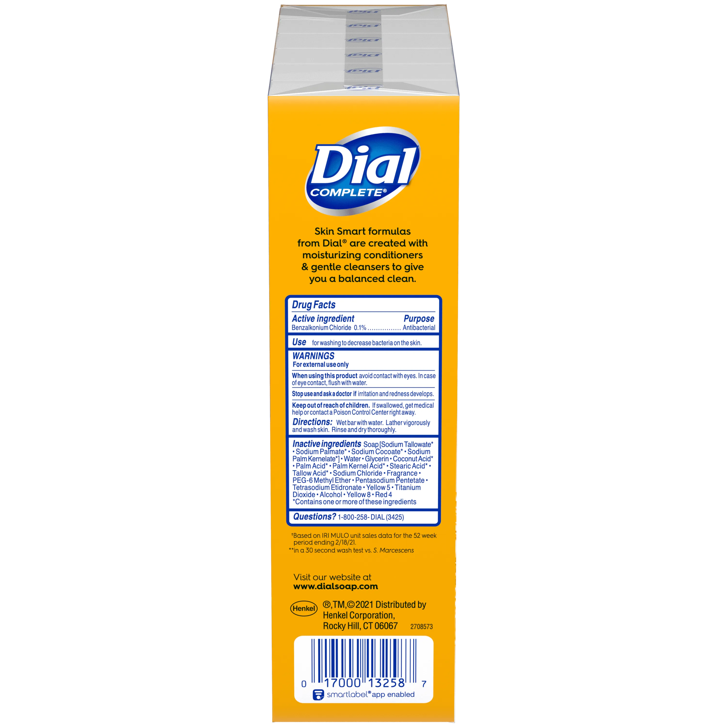 Dial Antibacterial Deodorant Bar Soap, Gold, 4 Ounce, 12 Bars
