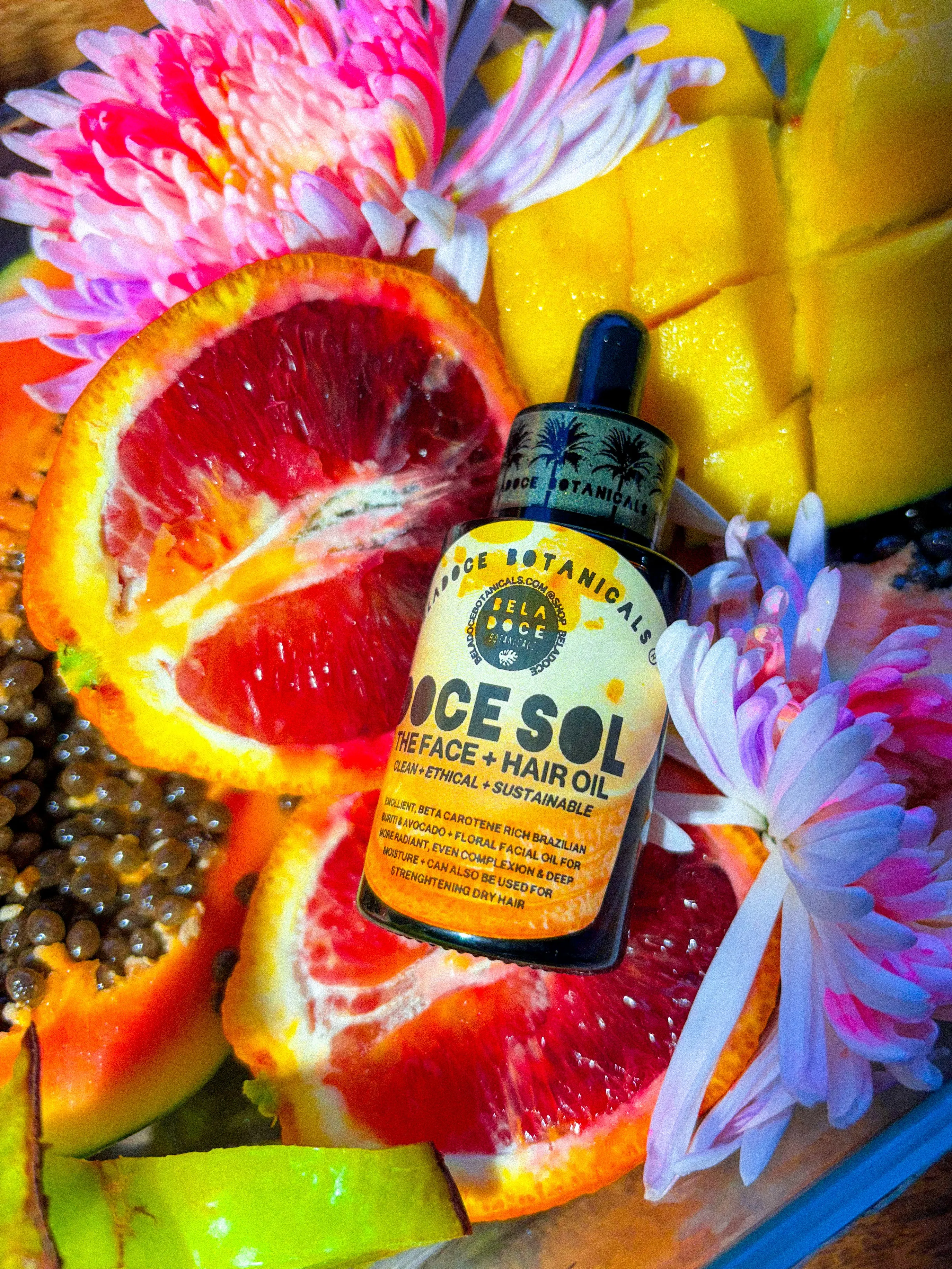 Doce Sol Face   Hair Brazilian Beauty Oil