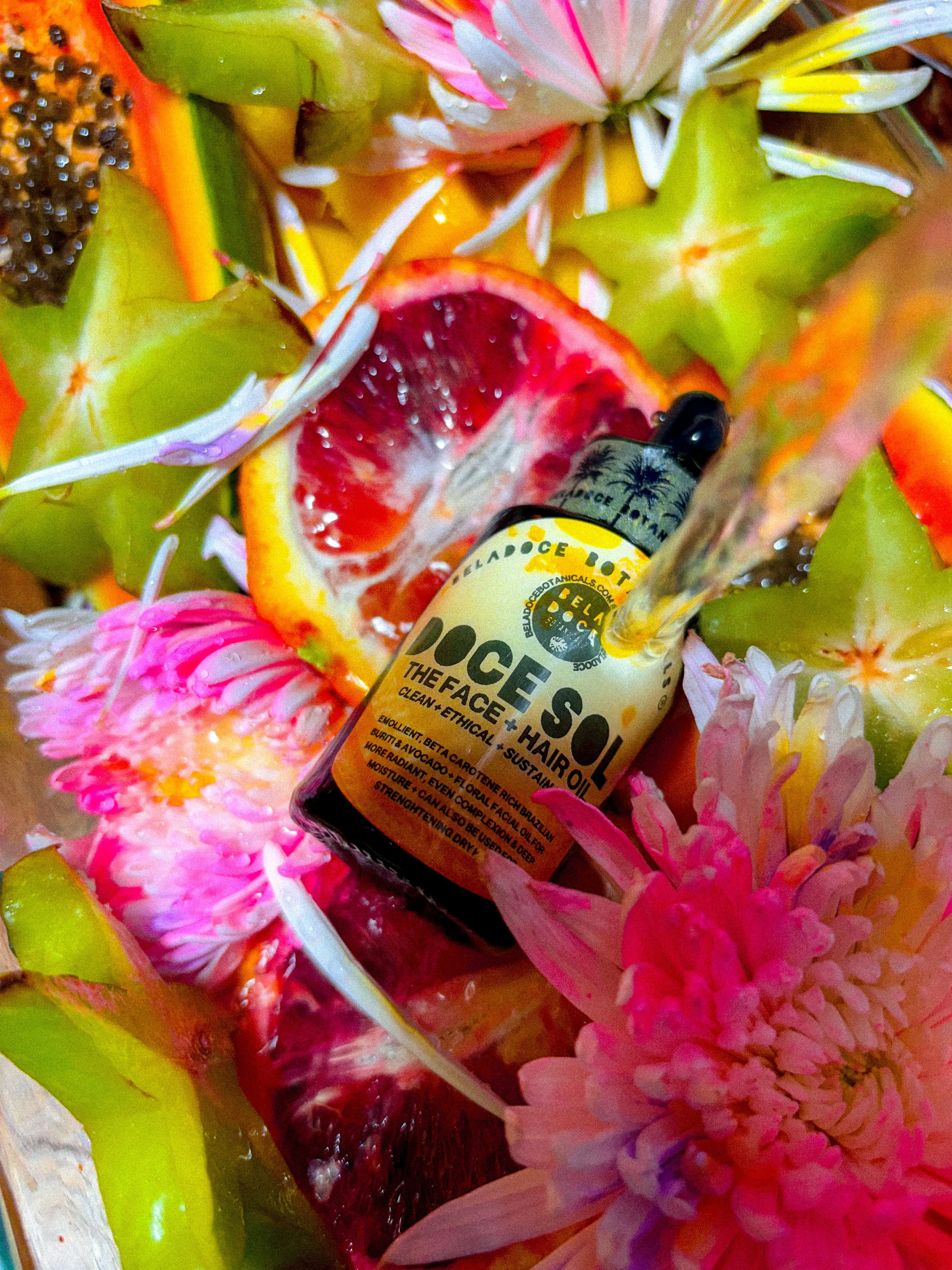 Doce Sol Face   Hair Brazilian Beauty Oil