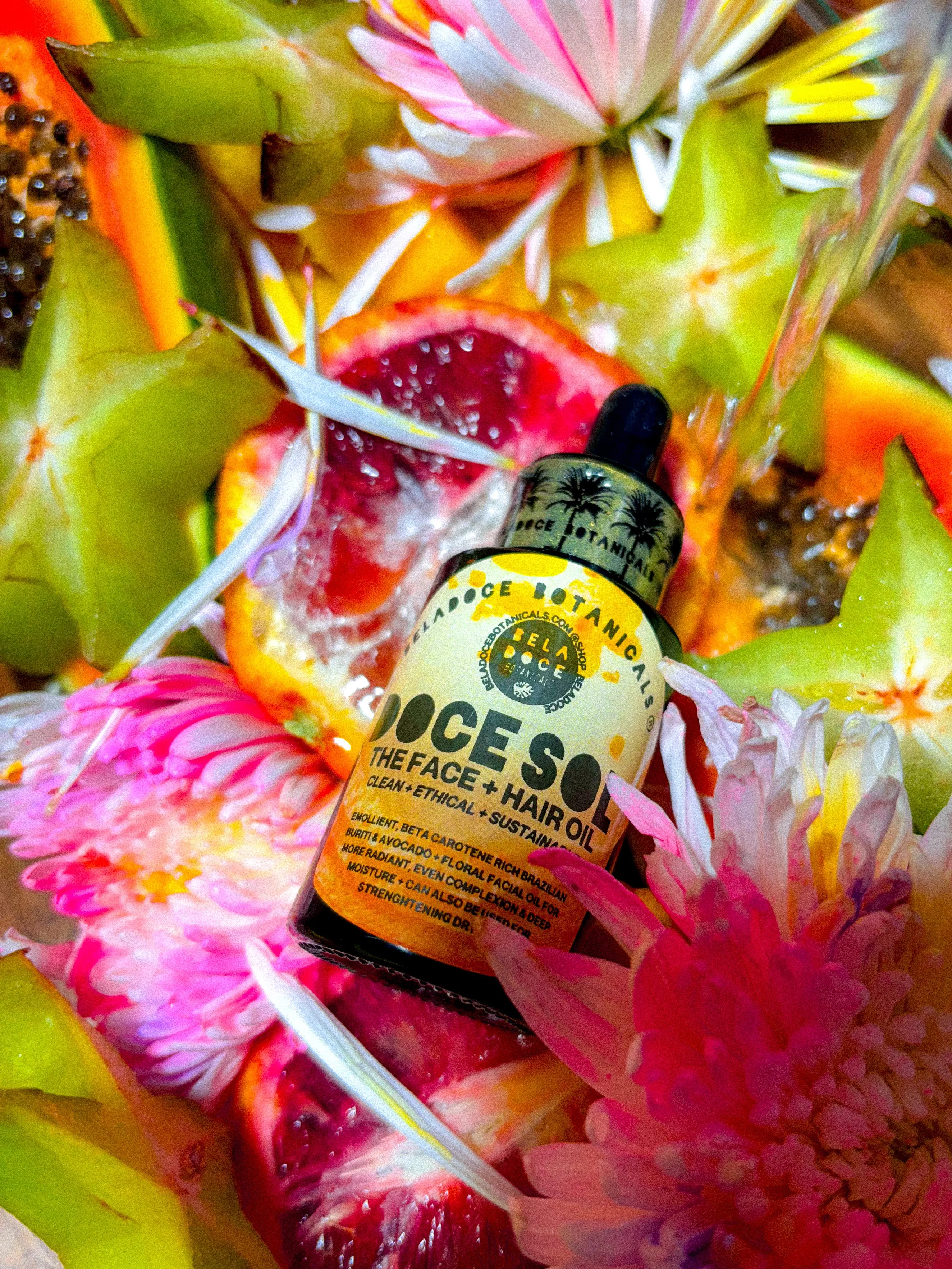 Doce Sol Face   Hair Brazilian Beauty Oil