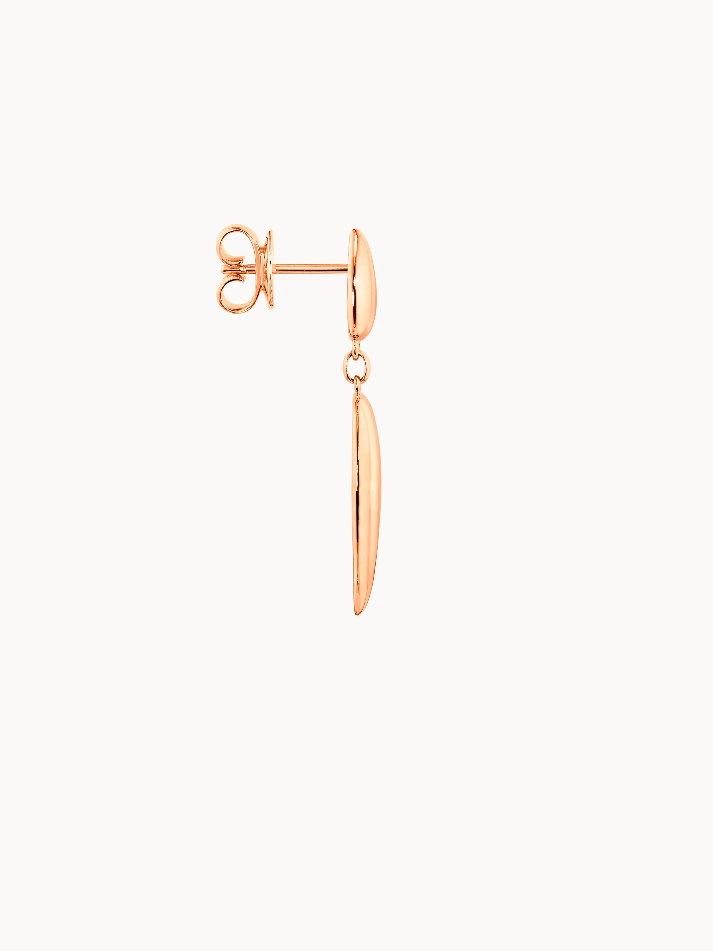 Earrings SIGNATURE Wave - 2 drop elements 18K rose gold