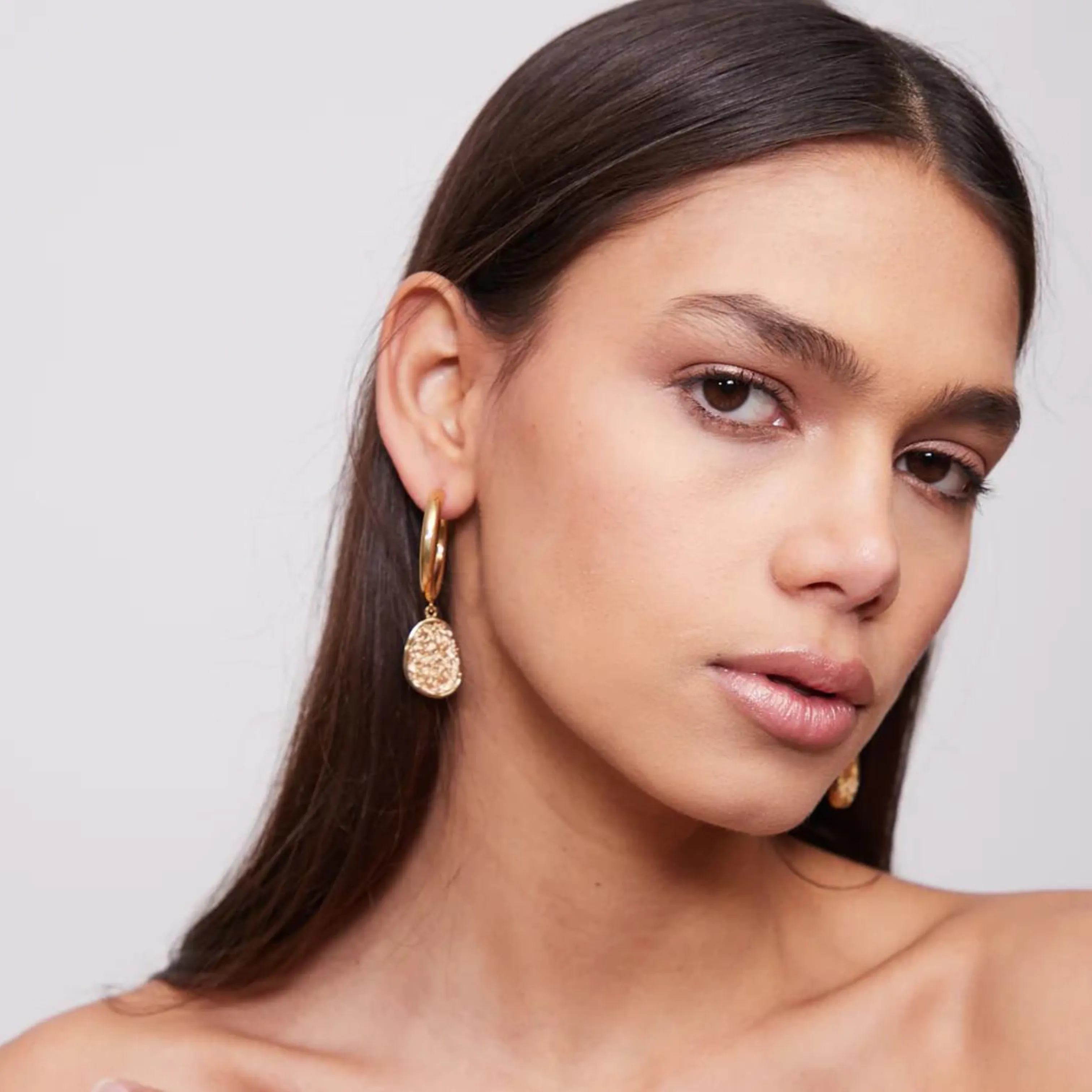 Element Gold Hoops