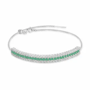 Emerald Cuff Bracelet