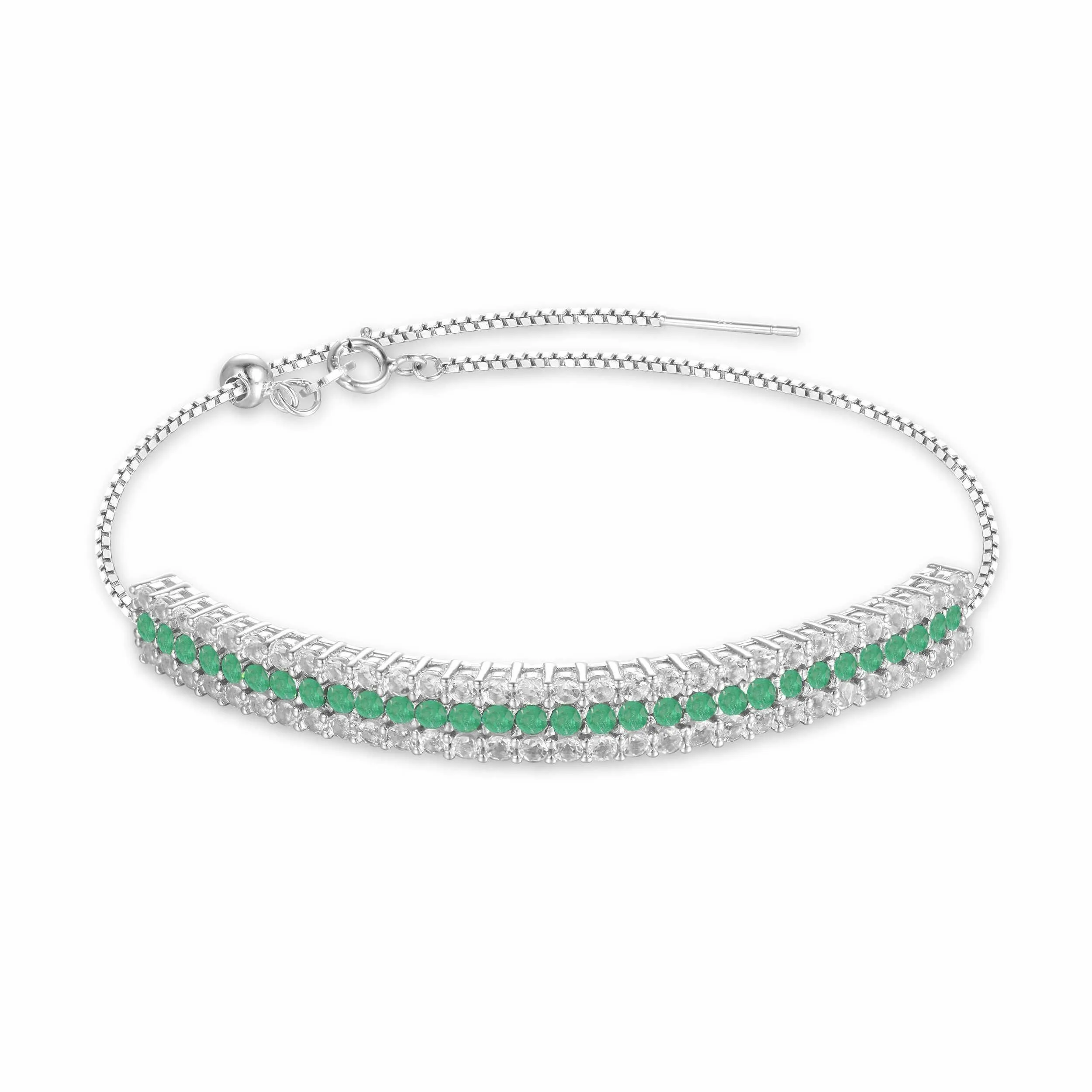 Emerald Cuff Bracelet
