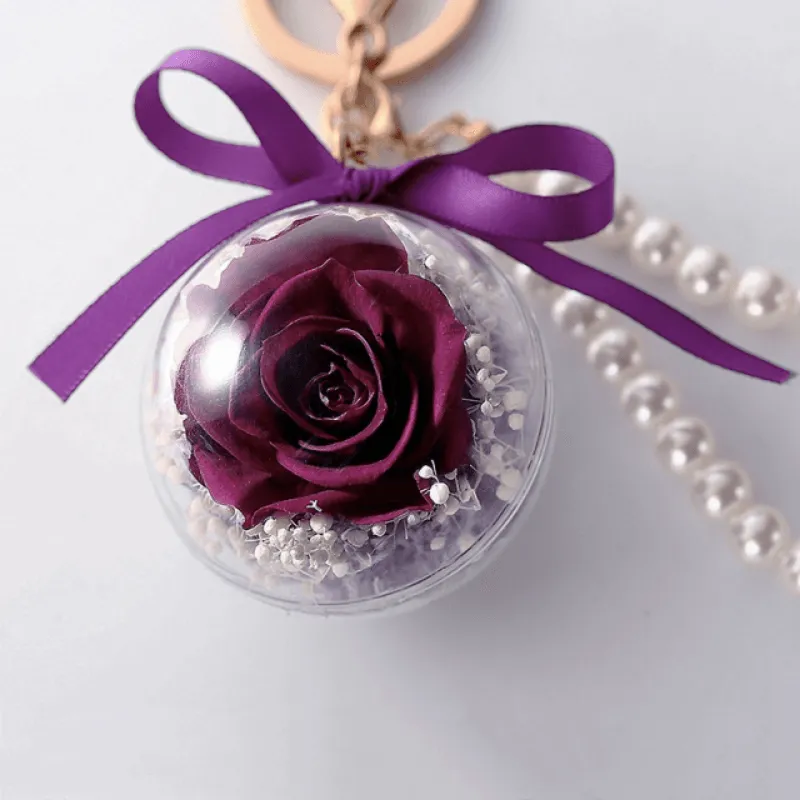 Eternal Rose Car Pendant: A Stunning Decorative Accent For Any Space