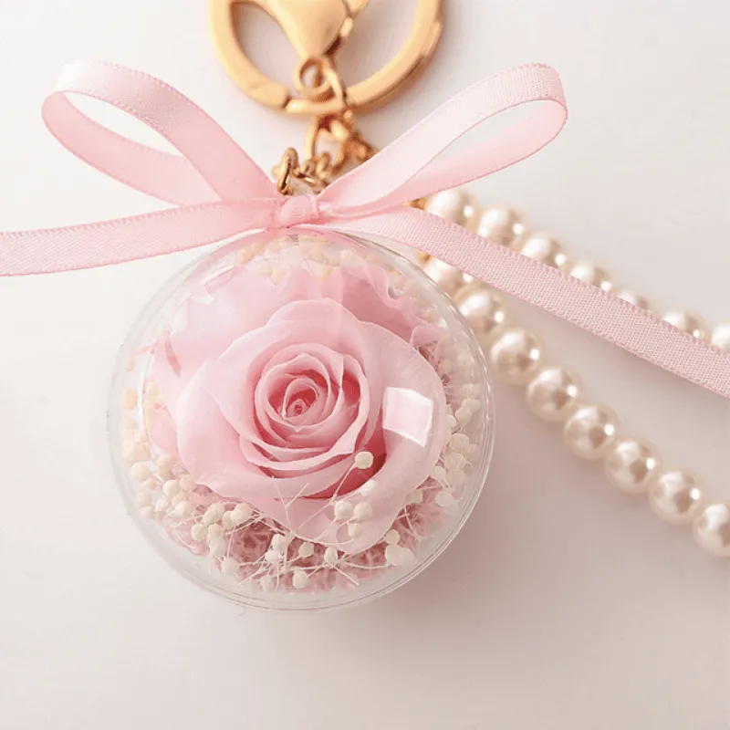 Eternal Rose Car Pendant: A Stunning Decorative Accent For Any Space