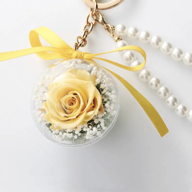Eternal Rose Car Pendant: A Stunning Decorative Accent For Any Space