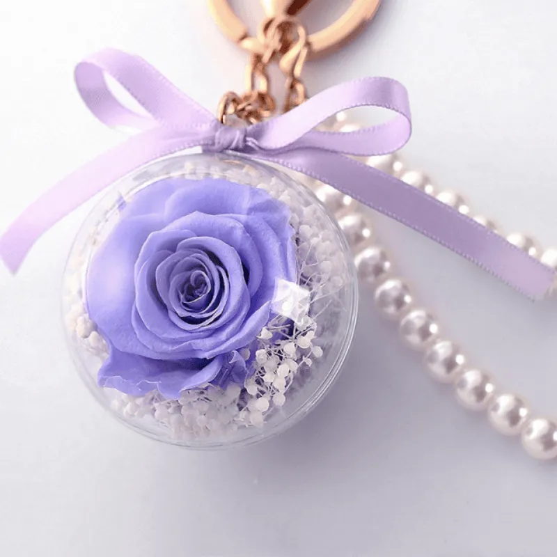 Eternal Rose Car Pendant: A Stunning Decorative Accent For Any Space