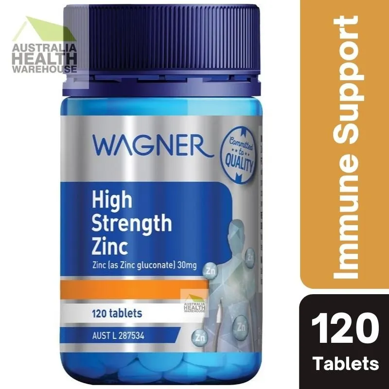 [Expiry: 05/2025] Wagner High Strength Zinc 120 Tablets