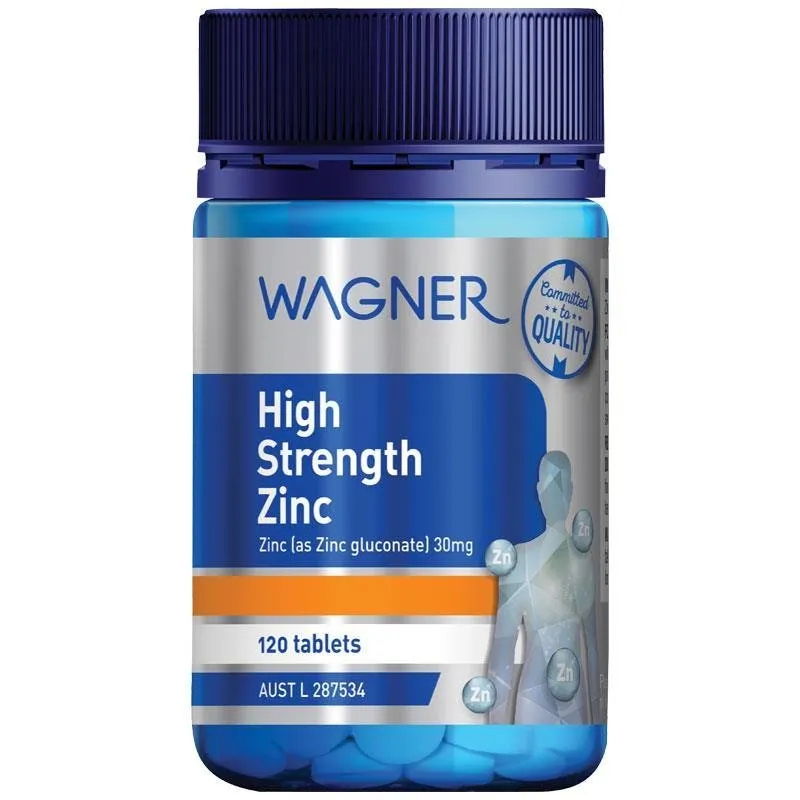 [Expiry: 05/2025] Wagner High Strength Zinc 120 Tablets